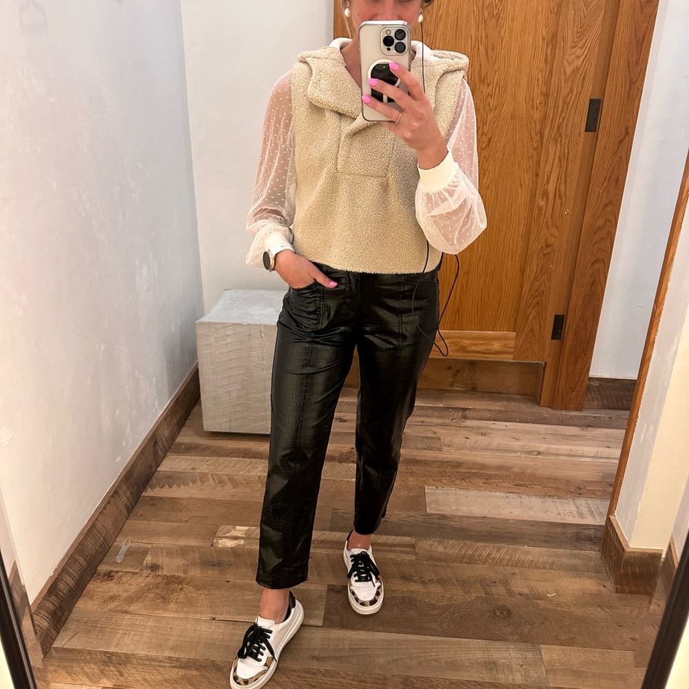 Black Crop Pants